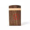 Boîte de rangement de cigarettes pré-roulées en bois de noyer naturel, couvercle rabattable magnétique portable, support innovant pour tabac à herbes sèches, étui de rangement en bois