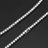 Hip Hop Jewelry 4mm Stainless Steel Tennis Chain for Men Women Vvs Moissanite Necklace