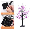 Night Lights 24 LED Flower Tree Lamp USB Battery Dual Use For Home Decoration Creative Potted DIY Table Christmas Holiday Gifts