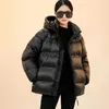 Piumino da donna 2023 Nuove donne Piumino Cappotto invernale Femminile Parka corto Sciolto spesso caldo Capispalla con cappuccio Tempo libero Cappotto versatile J231113