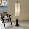 Vloerlampen Nordic Minimalistische Vintage Stof Wabi Sabi Led Lamp Woonkamer Slaapkamer Nachtkastje Home Decor Bank Hoek Staande Licht