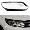 Étui de lentille en verre pour phare avant de voiture, couvercle de coque automatique pour Volkswagen VW Tiguan 2013 – 2017