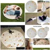 Couvertures Tortilla Couverture Lettre Impression Tapis Rond Burrito Petit Tapis Pour Bureau Maison Cam Pique-Nique En Plein Air Dropship Drop Livraison G Dhqja