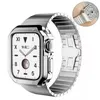 For Apple Watch Series 8 7 6 5 4 3 2 SE Ultra MOD KIT Set Protective Case Stainless Steel Band Strap Cover