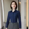 Blouses pour femmes dames chemises élégantes OL Styles à manches longues professionnel bureau affaires vêtements de travail carrière hauts vêtements S-4XL