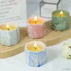 Candles Smokeless Scented Aromatic Candles Creative Ceramic Cup Natural Wax Scented Candles Home Decorative Candle Guest Gifts Box