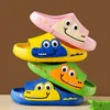 First Walkers Cartoon Kinderen Slippels Open Toe Non Slip Home Badkamer schoenen Baby Kids Summer Soft Sole Flats Boy 230412