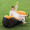 Sleeping Bags Trend Outdoor Products Fast Infaltable Air Sofa Bed Good Quality Sleeping Bag Inflatable Air Bag Lazy bag Beach Sofa 240*70cm 231113