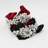 Grampos de cabelo Prom Moda Headband Luxo Barroco Personalidade Bow Incrustado Strass Senhoras 853