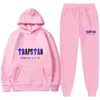 Men's Tracksuits 2023 men's and women's fallwinter hooded suit casual sportswear grab velvet twopiece fashion loose hoodie pants 230413