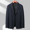 Abiti da uomo 2023 Moda di fascia alta Bello Mille uccelli a quadri Abito slim Smart Casual Quattro stagioni Blazer in poliestere Regular