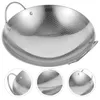 Pans Small Cooking Pots Household Pan Camping Cookware Metal Tool Kitchen Kitchenware Utensils Griddle Frying