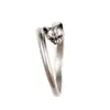 Cluster Rings S925 Silver Creative Jewelry Woman Ring Cute And Simple Kitten Open Adjustable For