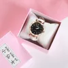 2019 New Tiktok Online Red Star Watch Women Fashion Trend Female Student Korean Simple Quartz