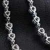Halskette Ohrringe Set voller CZ Zirkonia Braut Hochzeit Ohrring Top Qualität Damen RFD2545