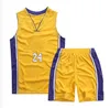 Ensembles de vêtements pour enfants chauds Maillots de basket-ball Jeunes enfants LeBron 23 24 25 30 Maillots pour enfants Maillot de basket-ball pour garçons Uniformes pour enfants Ensemble sans manches A08