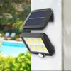 Lâmpadas de parede externas luzes solares para externo, 56 LEVA LIGHT LUZ COM SENSOR DE MOVIMENTO, IP65 IMPORTANTE, Iluminação de segurança, luz solar de parede para jardim com 5m de camping a cabo