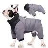 Vêtements pour chiens Vêtements d'hiver pour chiens Épaissir la veste chaude pour chiot Bouledogue français Manteau imperméable pour petits chiens moyens Carlin Coton Vêtements pour animaux de compagnie 231110