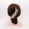 Hair Clips Luxury Bridal Headbands Headdress Pearls Flower Crystal Traditional Chinese Bride Xiuhe Wedding Accessories