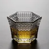 Tubblers Japan Ishizuka Crystal Tsugaru Sake Cup Old Fashited Grawated Hexagon Whisky Glass Butique Inspired Whisky Degusting Tumbler 230413