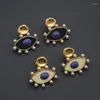 Stud Earrings European Niche Design Enamel Gilded Stone Craft Middle Pearl Studs For Women