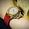 Wristwatches Men's Automatic Self-Wind Mechanical Sapphire Anti-Magnetic Sandwich Dial Deep Diving Bronze 080 Custom Watch