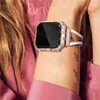 Andere mode -accessoires Diamond bumperbeschermingskoffer voor Apple Watch -cover 45 mm 41 mm 44 mm 40 mm 42 mm 38 mm bling accessoires IWatch Series 3 4 5 6 SE 7 J230413