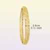 Anniyo 4 pezzi Bracciale di colori oro etiopi per donne Dubai Bracciale per matrimoni Bracciale Africano Arabo Gioielli Medio Oriente 086006 L18049903