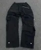 Jeans masculinos y2k jeans harajuku hip hop retro preto multi bolso calças de carga homem punk gótico baggy jeans calças largas perna streetwear 231113