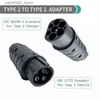 Electric Vehicle Accessories EVSE 32A Type1 till Type2 eller Type2 till Type1 EV Laddning Adapter Connector Socket Electric Vehicle Car Accessories Q231113