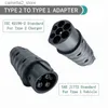 إكسسوارات المركبات الكهربائية evse 32a type1 to type2 أو type2 to type1 ev ev aspter connector count