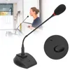 Microphones Mini Gooseneck Microphone Professional Wired Mic USB With Flexible Stand For Conference Meeting Live