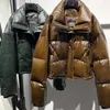 YOLOAgain – manteau en cuir véritable surdimensionné pour femme, veste chaude d'hiver 2023, Streetwear pour dames