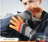 Cinq doigts gants hiver tricot hommes femmes mode chaud polaire cyclisme personnalité coupe-vent triangulaire écran tactile laine