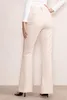 Summer Sexy Mother of the Bride Pants Suits Soild Kolor Ladies Women Evening Party Blezer Wear Flear Spodni Zestawy 2 sztuki