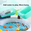 Интеллектуальные игрушки детские рыбалки игрушки Music Lighting Maglev Track Fishing Toy Cust Parent-Mind Interactive Education исследования игрушки игры 230412