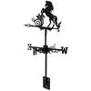 Garden Decorations Weathervane Decorative Yard Decorate Iron Metal Stake Vanes Wind Indicator