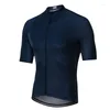 Giacche da corsa 2023 Maglia manica corta Ropa Ciclismo Pro Team Summer Green Road Bike Abbigliamento da equitazione Traspirante Nero Ciclismo