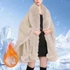 Vêtements ethniques Femmes Luxueux Mode Chaud Cape Châle Veste Cardigans légers pour femmes Pull d'été Plus près du bouton