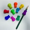 Partihandel klassiker anpassade NBR EVA Soft Foam Tube Pencil Grips for Kids School Supplies Partihandel SN1425 ZZ