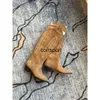 Designer klasyczny Isabel Boots Paris Marant Denvee Suede Buty Western Cowboy Cowgirl Boots Perfect Hafdery