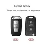 Ny mjuk TPU -bil nyckelfodral omslagskal för Kia Sportage 3 4 Rio Ql Ceed Cerato Sorento K2 K3 K4 K5 Auto Accessories Keychain
