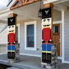 Christmas Decorations Christmas Nutcracker Banner Porch Christmas Decorations Nutcracker Soldier Vertical Christmas Outdoor Indoor Decor 1 PairL231111