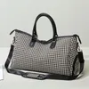 Duffel Bags Short Distance Large Capacity Travel Bag Business Trip Luggage Fitness Sports Boarding Houndstooth Women Tote