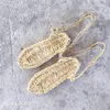 Sandals Straw For Men And Women Drift Beach Japanese Anime Cos Perform Hand-Woven Retro Shoes Male Summer Size 35-48
