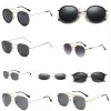 A114 Retro Brand Metal Solglasögon Classic Women 2023 Designer Eyewear Band Metal Frame Designers Sun Glasses Woman 66 Style S