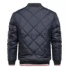 Parkas masculinas AIOPESON Argyle Casacos quentes masculinos cor sólida casual gola com zíper Parkas para homens inverno de alta qualidade jaquetas plus size masculinas J231113