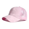 Bollmössor Fashion Camouflage Baseball C For Women Summer Casual Net Sun Hat Woman Black White Pink Trucker C Breattable Mesh Beach Hat