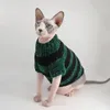 Kattdräkter sphynx kläder vinter mjuk varm sköldpadda tröja tröja kappa för kattunge pyjamas katter och små hundar kläder hårlös