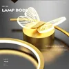 Lampada da parete Nordic semplice farfalla creativa LED è adatta per la luce di sfondo del soggiorno, del comodino della camera da letto del corridoio